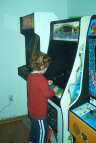 Zayne plays Galaxian